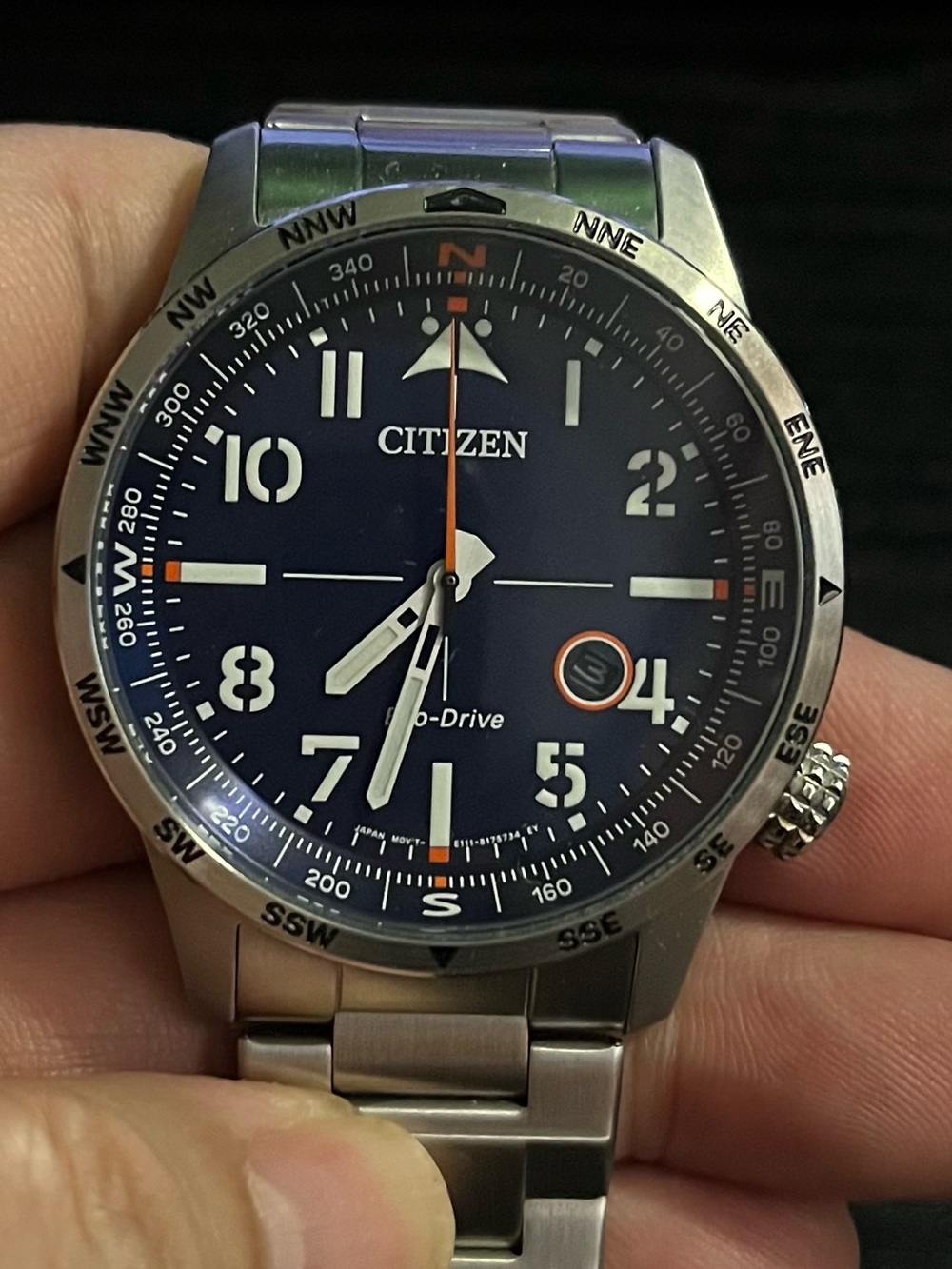Citizen Eco-Drive Weekender Blue Dial Watch BM7550-52L - Picture 2 of 10